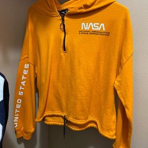Orange NASA hoodie